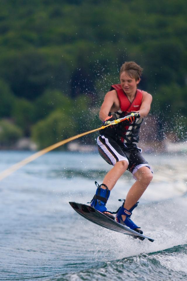 Wake Boarding courtesy of Chris Brooks