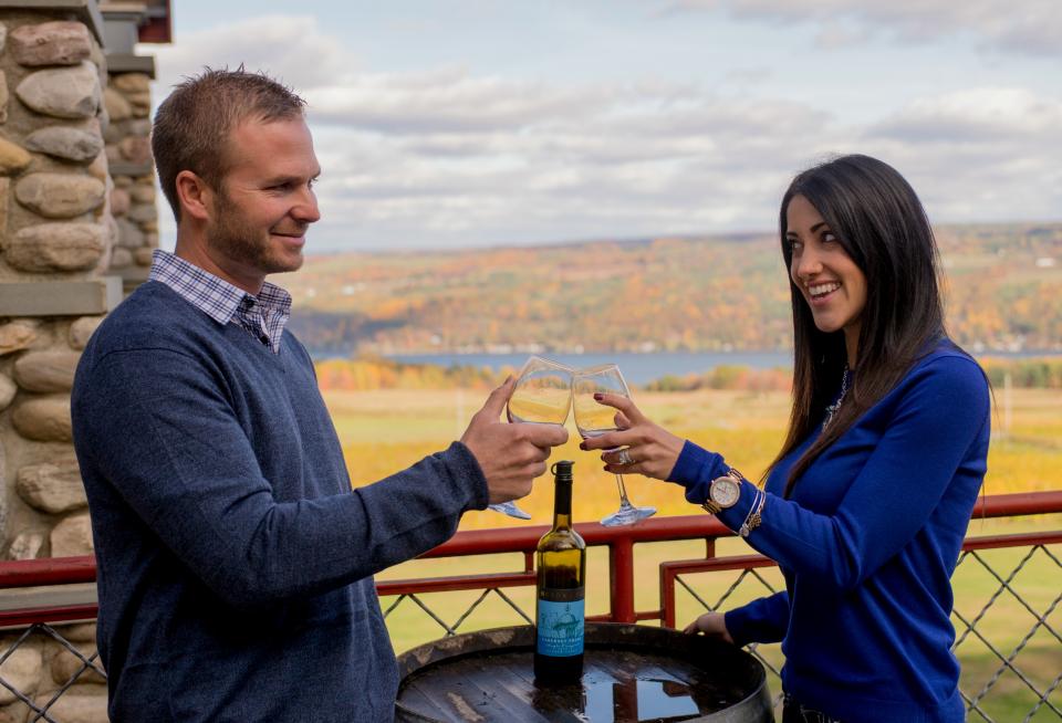 Heron Hill Winery tasting courtesy of Stu Gallagher