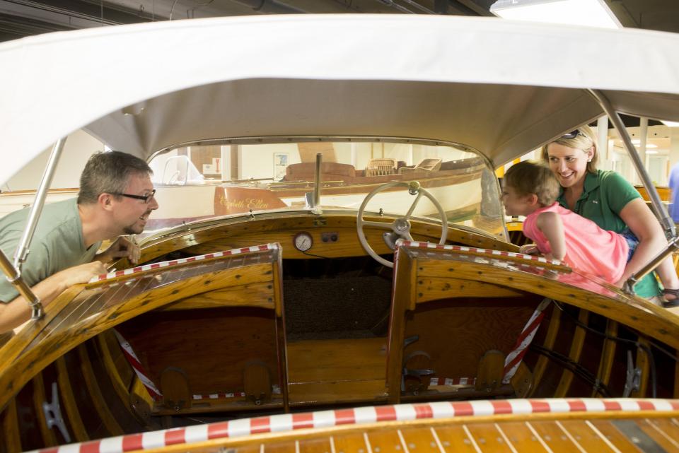 Family at Finger Lakes Boating Museum
