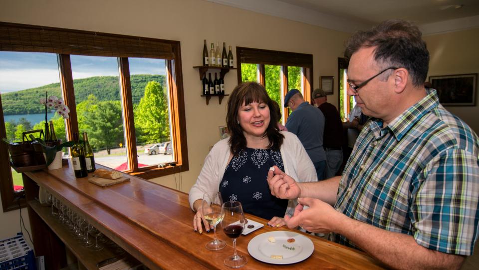 Ravines Wine Cellars tasting courtesy of Stu Gallagher