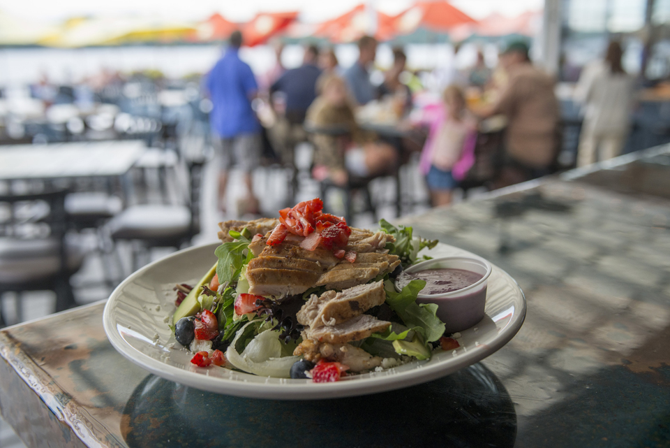 Strawberry Salad at The Waterfront Restaurant courtesy of Stu Gallagher