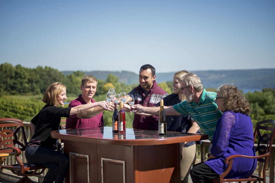 Wine Tasting at Dr. Frank's courtesy of Stu Gallagher
