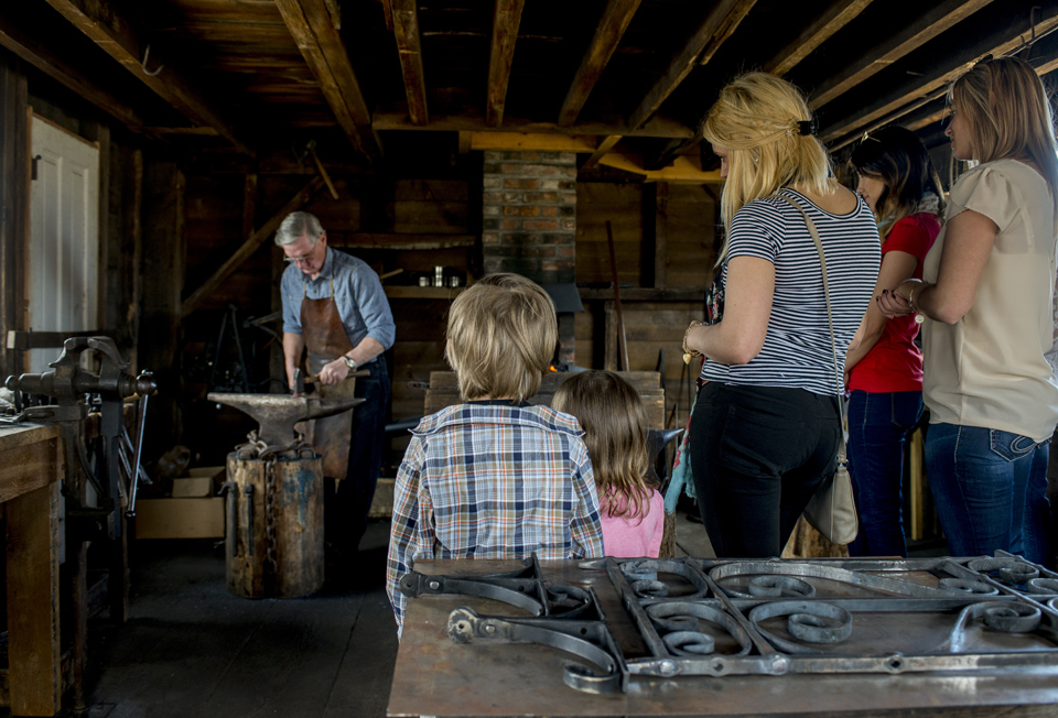 Heritage Viilage of the Southern Finger Lakes Blacksmith Shop courtesy of Stu Gallagher