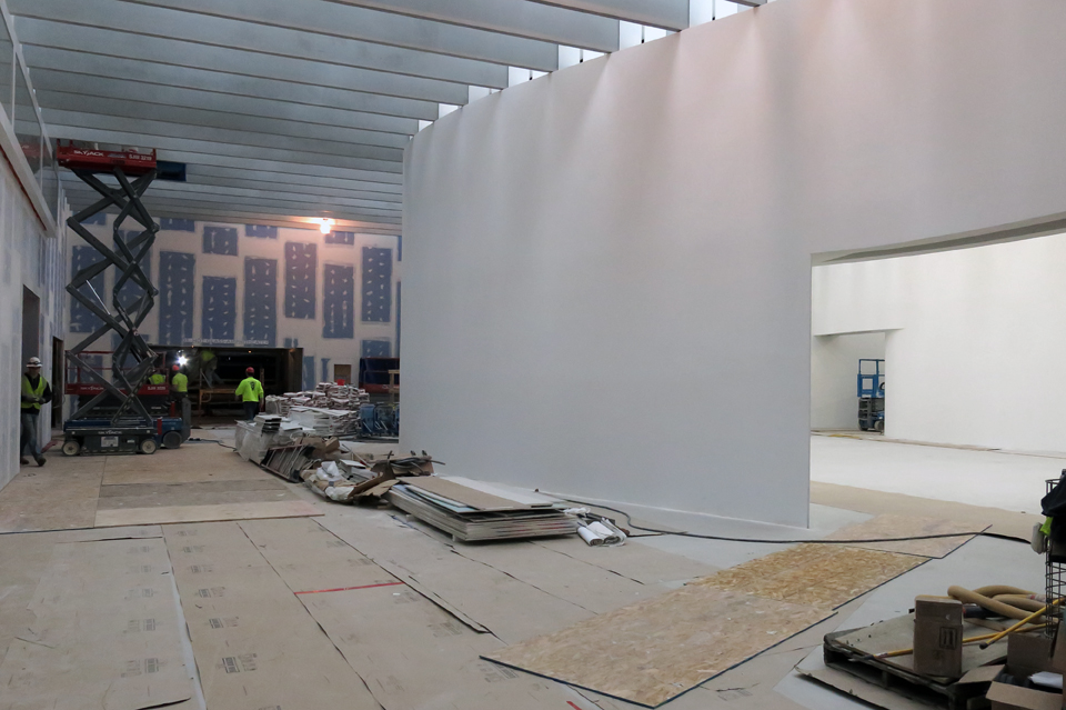 Final Construction of the Contemporary Art + Design Wing at The Corning Museum of Glass