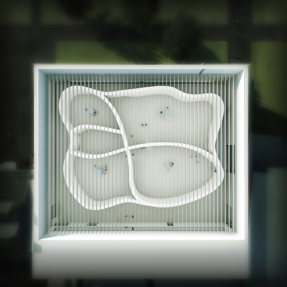 Artist Rendering - Overhead View of North Wing Design