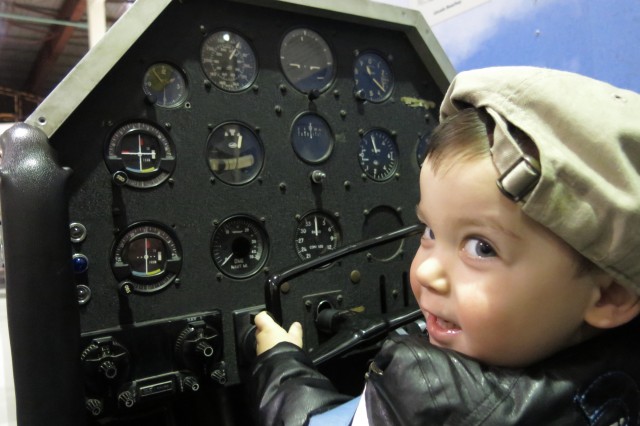 Baby J hammin' it up at the Curtiss Museum! Baby J hammin' it up at the Curtiss Museum!