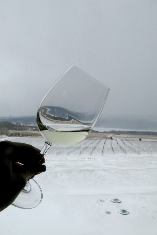 Cheers from snowy Keuka Lake! Cheers from snowy Keuka Lake!