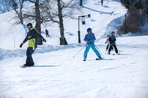 Skiing at The Mountain Top
