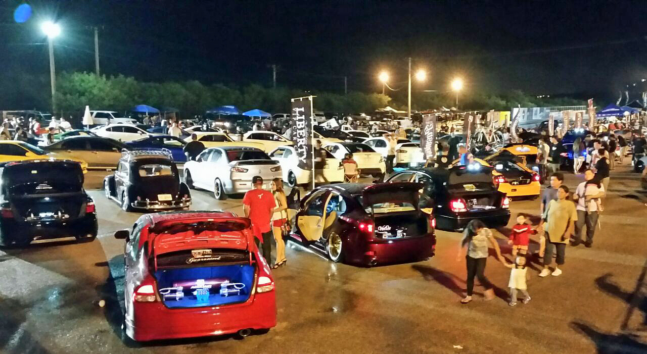 Showoff Guam Car Show People show off their rides at the Showoff Guam Car Show