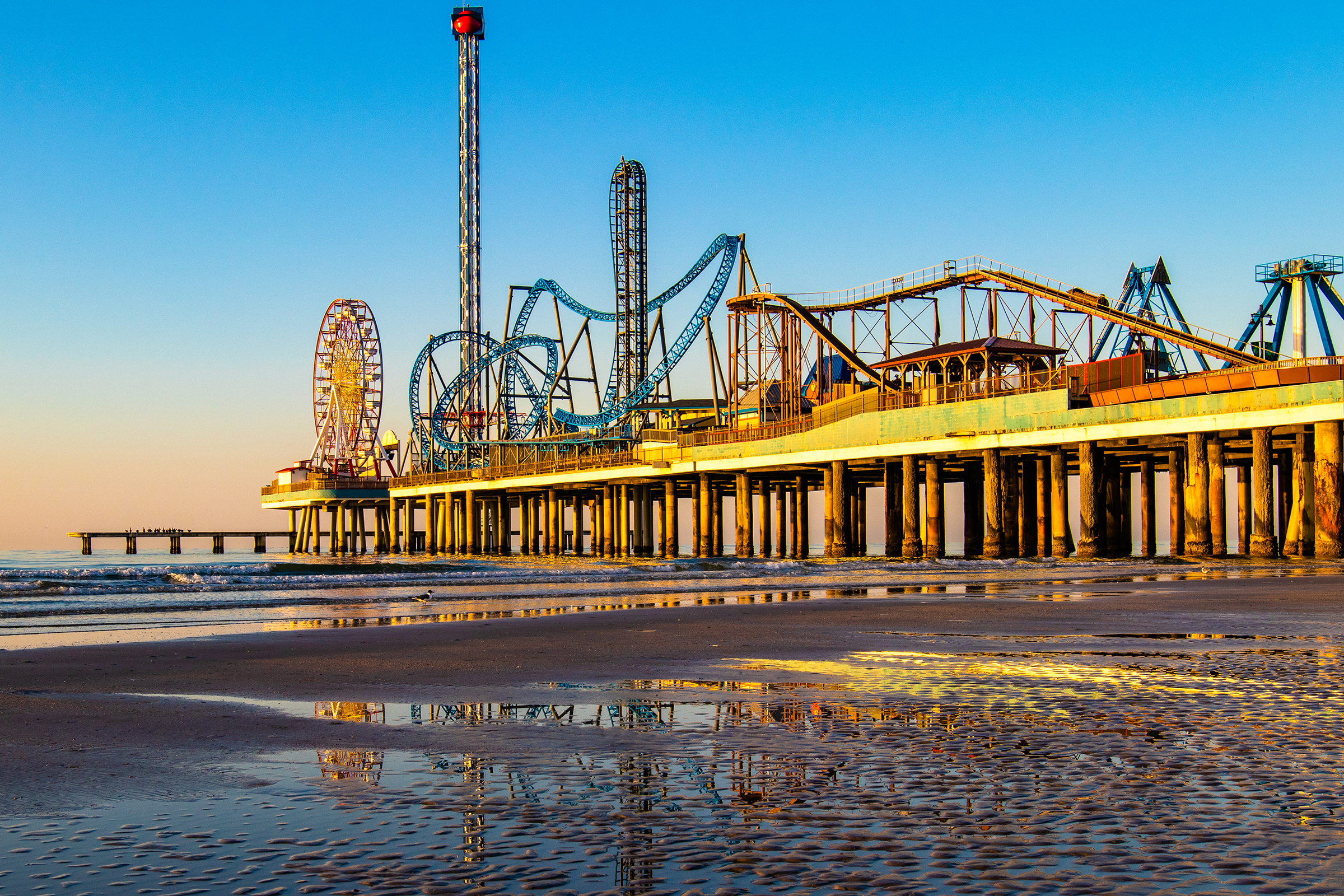 Texas Galveston Beach