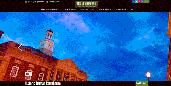 Visit Independence Sliding Headers Visit Independence Sliding Headers