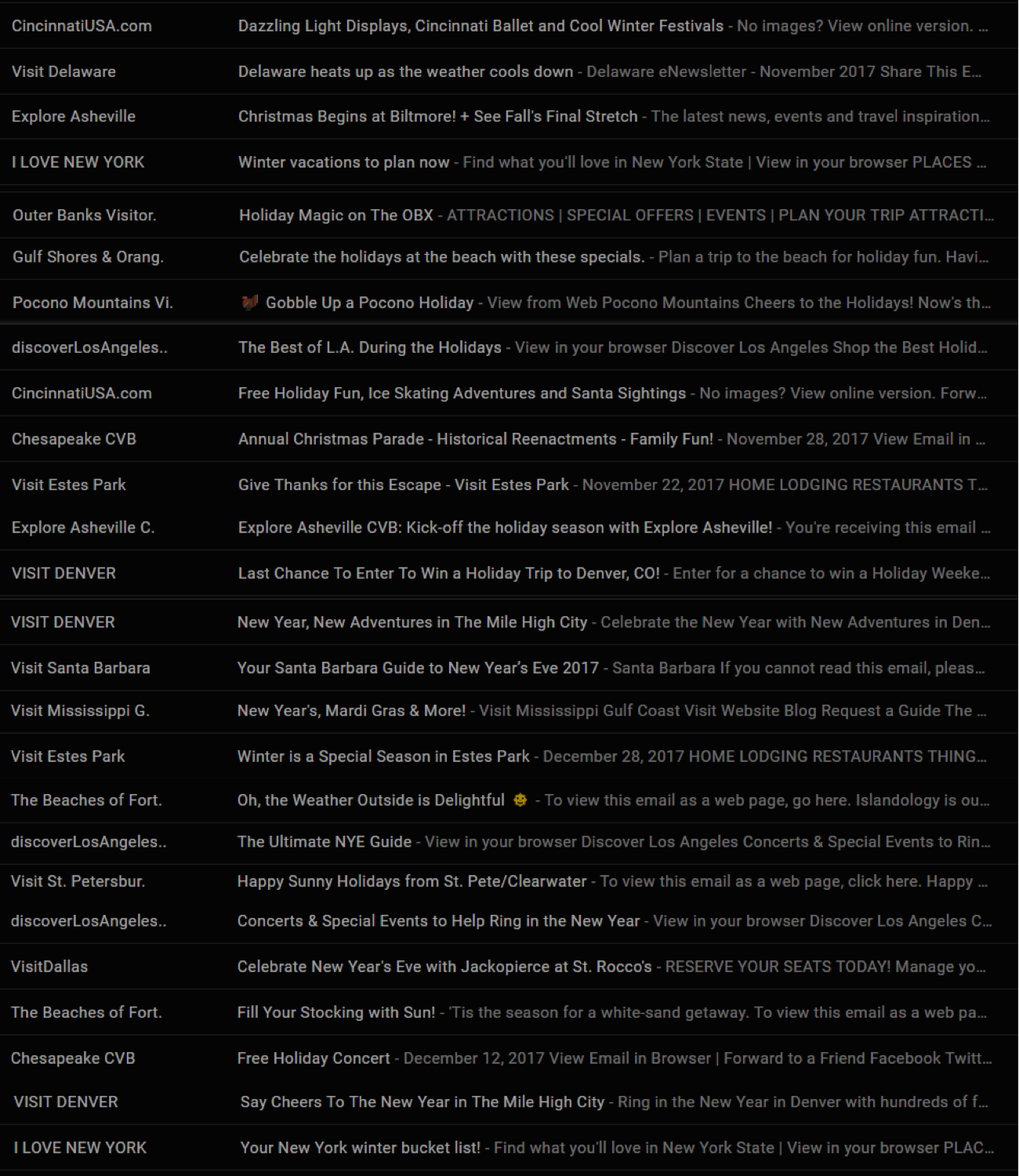 It S Beginning To Look A Lot Like Holiday Emails