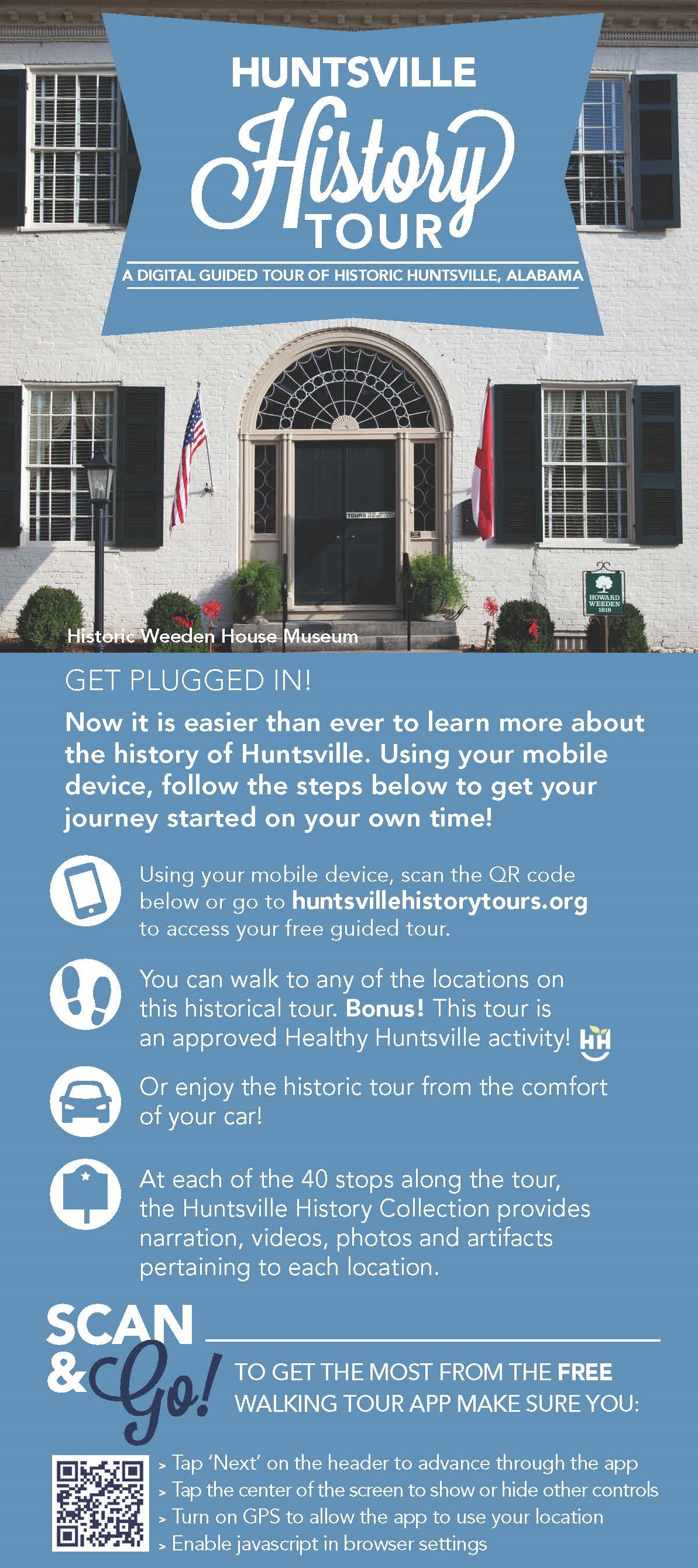 Take a Walk with Us The Huntsville/Madison County History Walking Tour