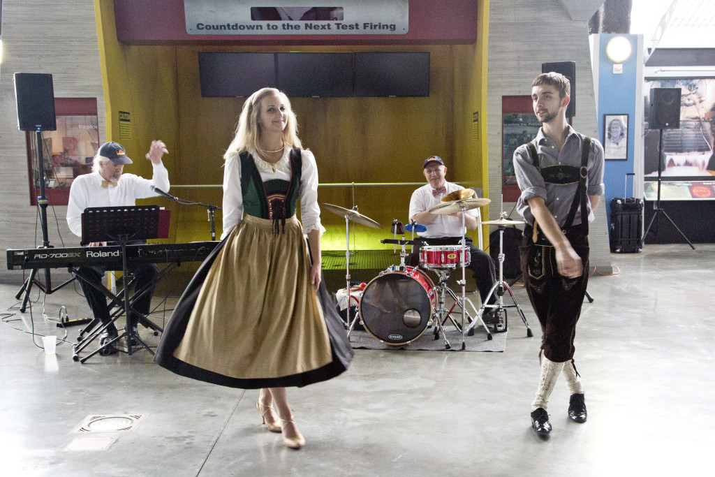 Biergarten at the U.S. Space & Rocket Center in Huntsville, Alabama via iHeartHsv.com