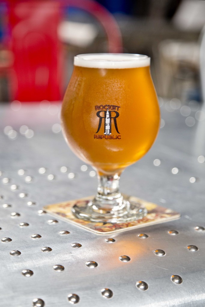Rocket Republic Brewing's Terrestri-Ale Tripel via iHeartHsv.com