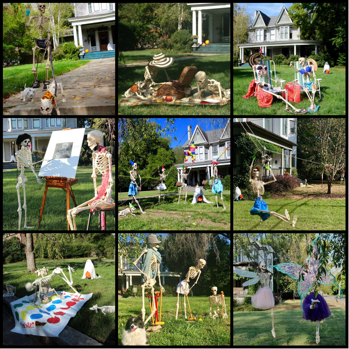 Photos of Downtown Huntsville Halloween Decorations