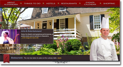Alexandria Home Interactive Header