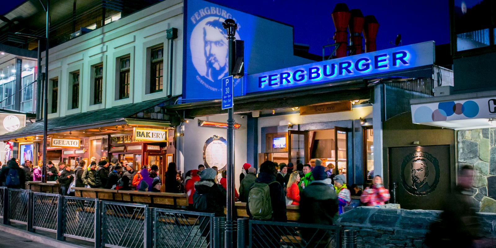 Fergburger at night Fergburger at night