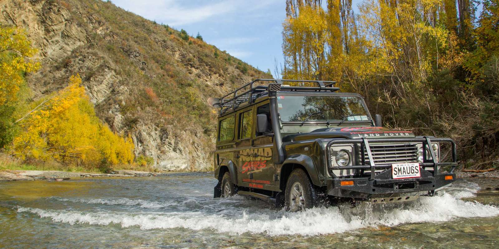 Nomad 4WD Safaris river crossing Nomad 4WD Safaris river crossing
