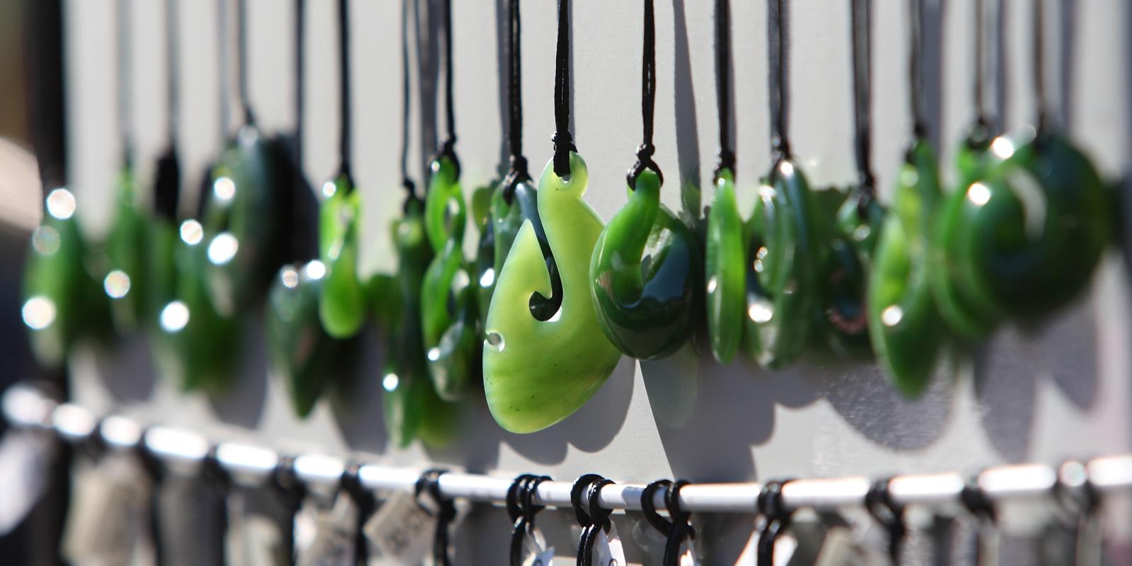 Pounamu Jewellery from Local Market in Queenstown Pounamu Jewellery from Local Market in Queenstown