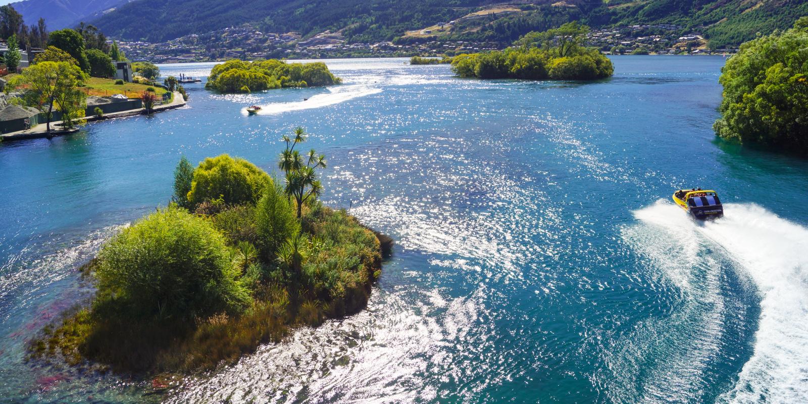 Jet boating in Queenstown Jet boating KJet Queenstown