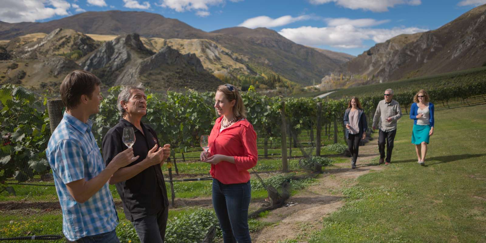 Wine Tasting at Chard Farm, Gibbston Valley Wine Tasting at Chard Farm, Gibbston Valley