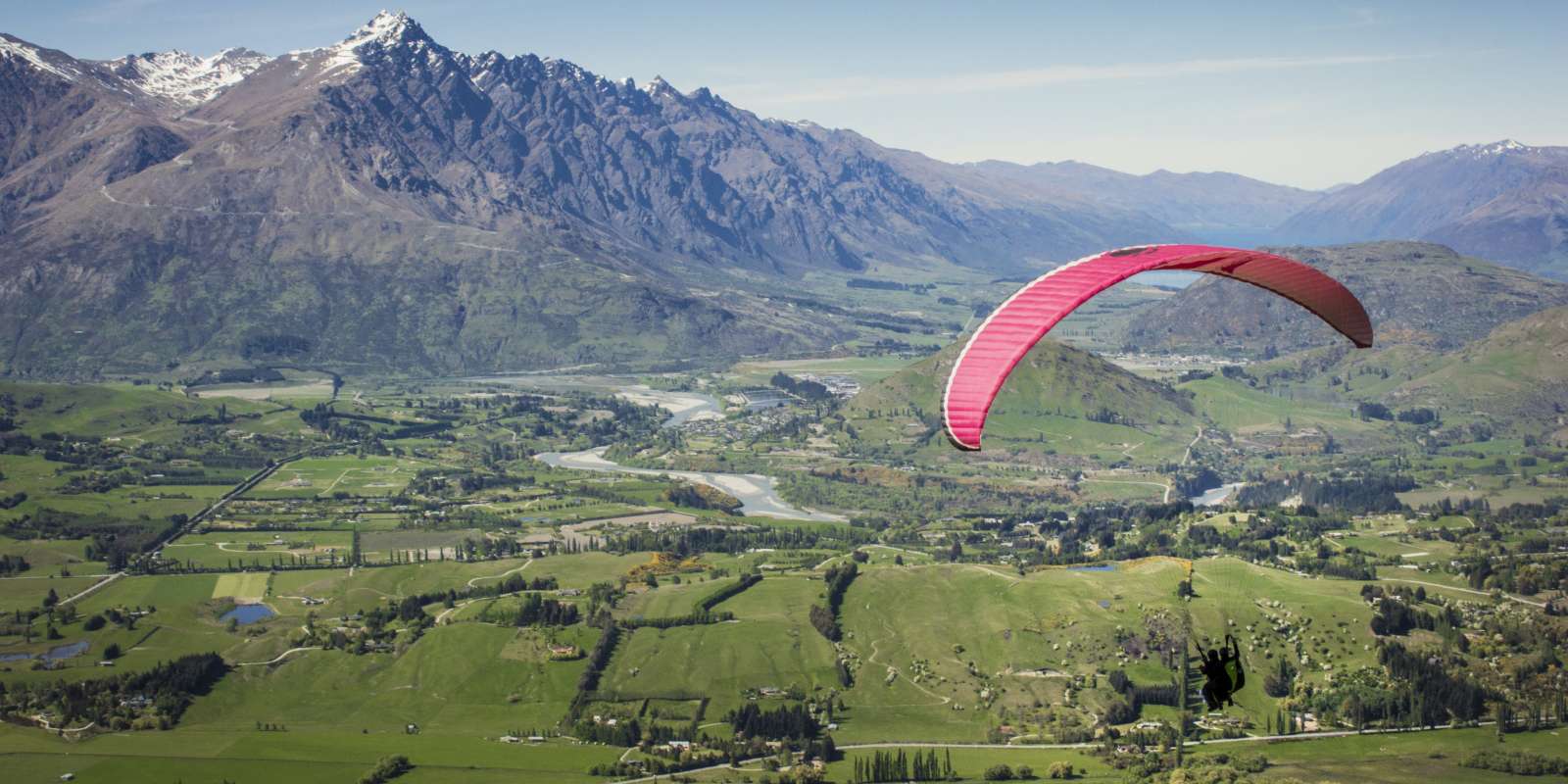 Paragliding from Coronet Peak Paragliding coronet peak Queenstown adventure