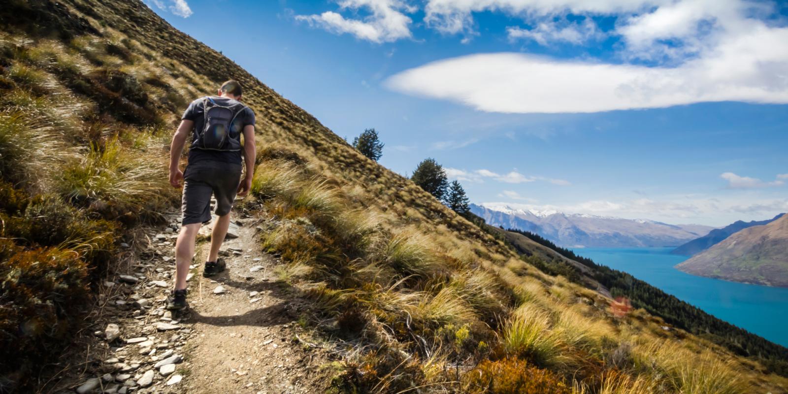 Hiking Ben Lomond Above Queenstown, NZ Ben Lomond Queenstown New Zealand