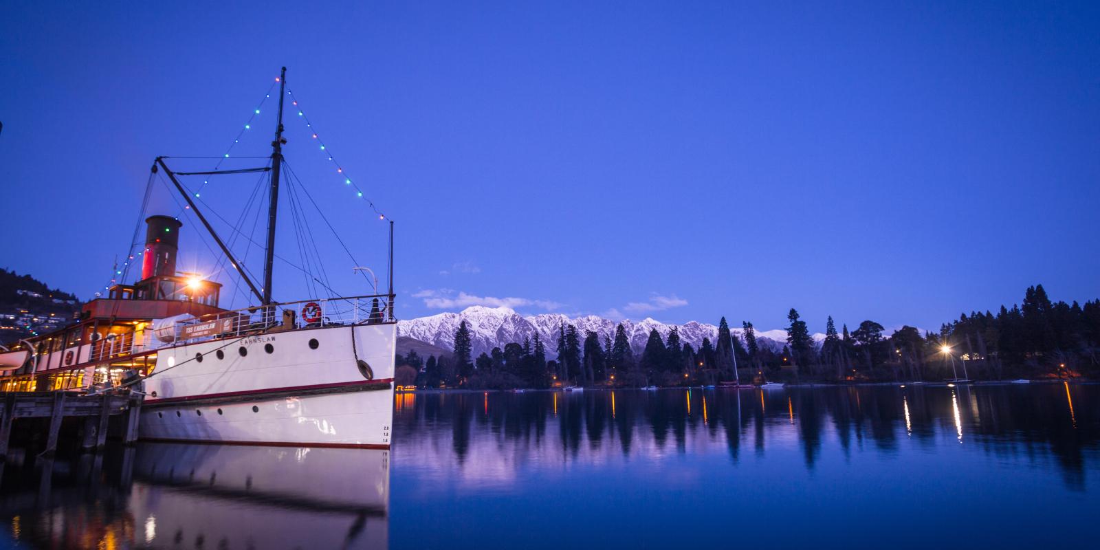 The TSS Earnslaw pioneer history early gold rush Queenstown legends