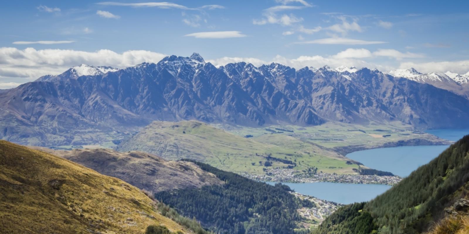 The iconic Remarkables mountain range The Remarkables mountains