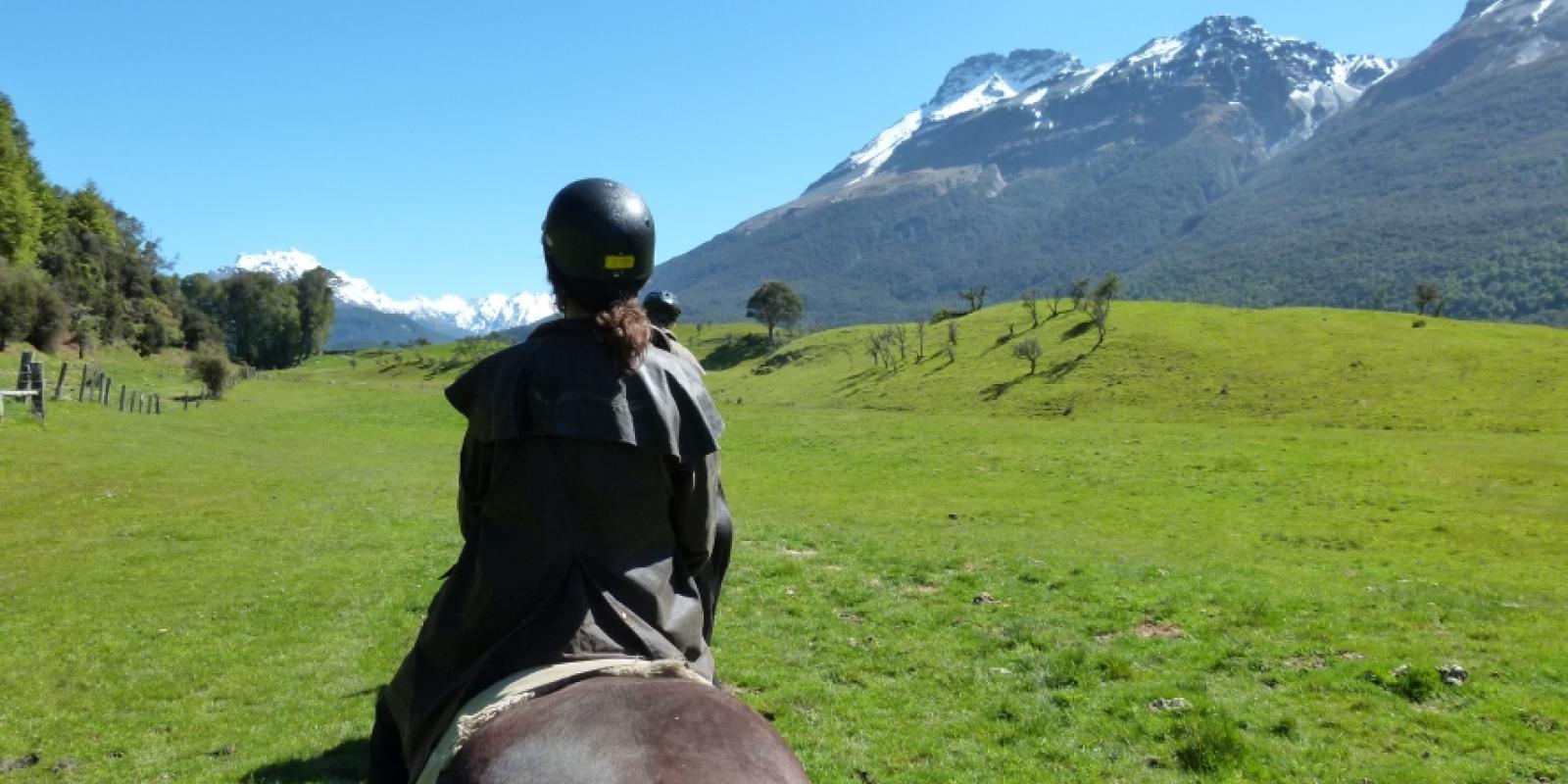 Explore Lord of the Rings country by horseback Queenstown horseriding activity Glenorchy