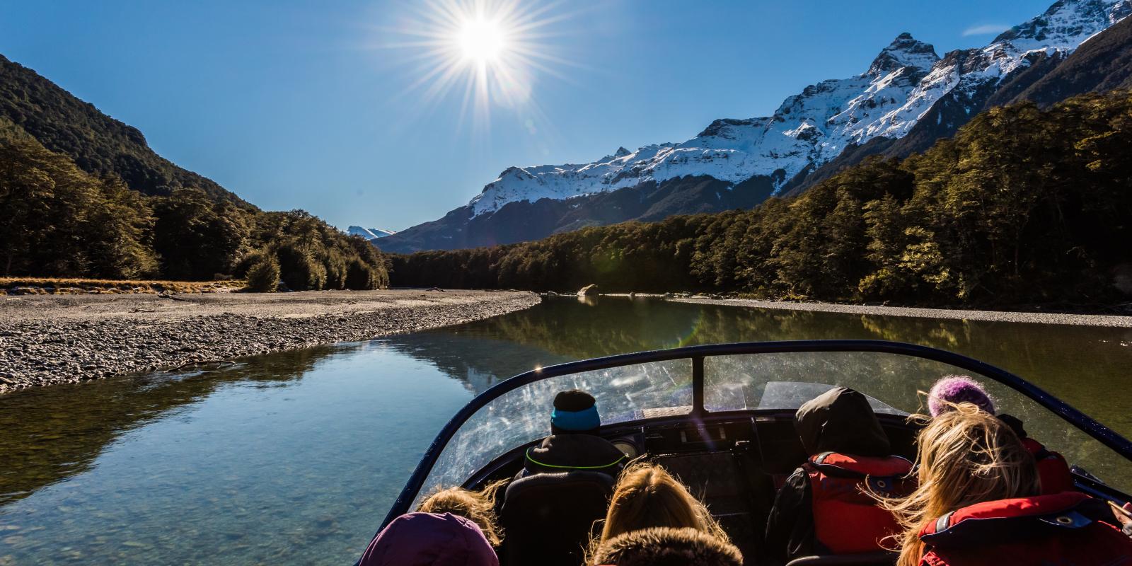 Dart River Jet Dart River jet boating