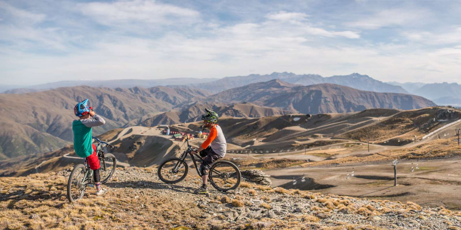 Mountain biking at Cardrona Alpine Resort Mountain biking at Cardrona Alpine Resort near Queenstown in New Zealand