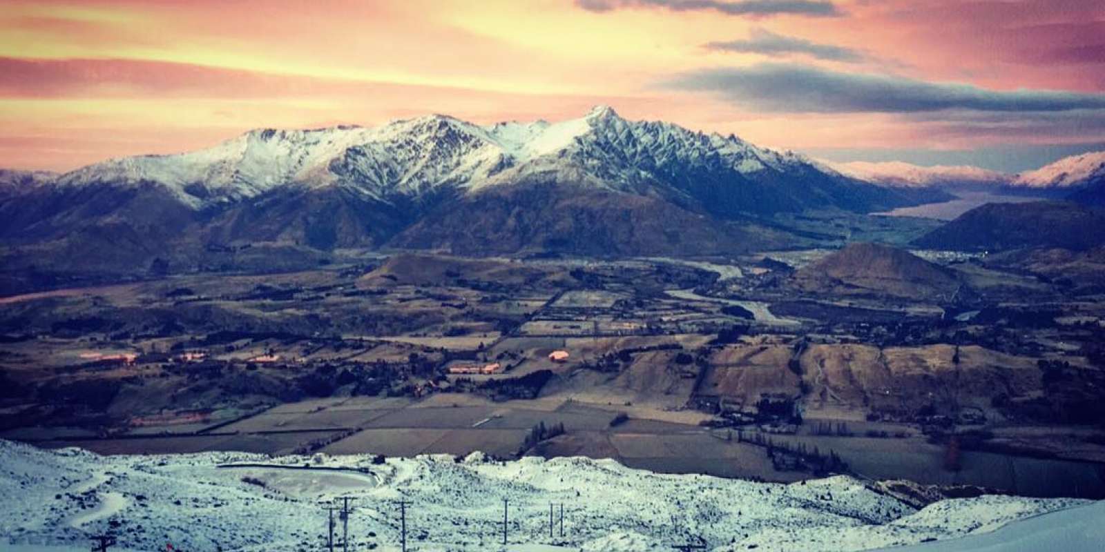 Sunset from Coronet Peak Sunset from Coronet Peak