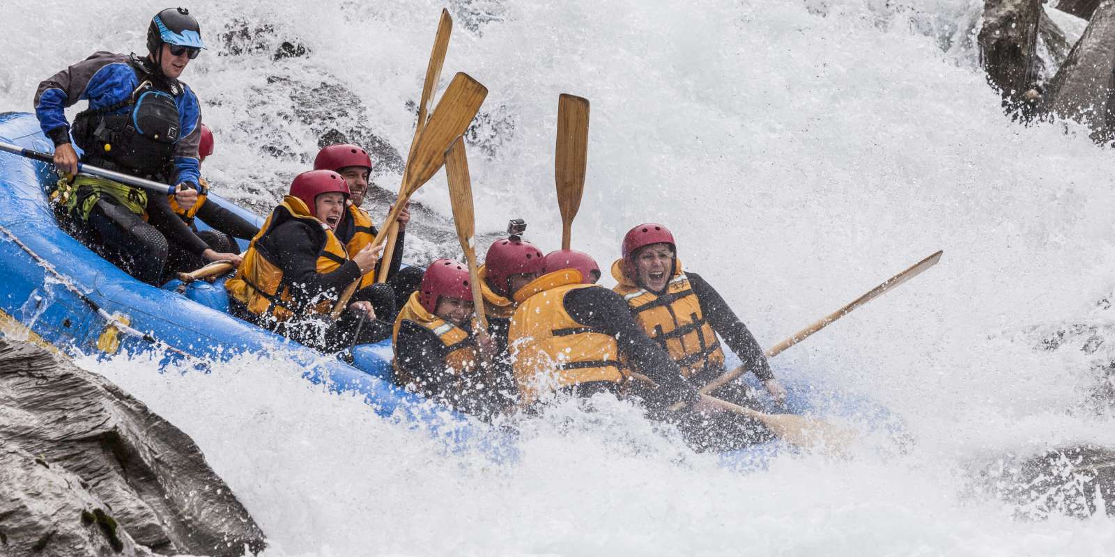 White water rafting on the Kawarau River White water rafting on the Kawarau River