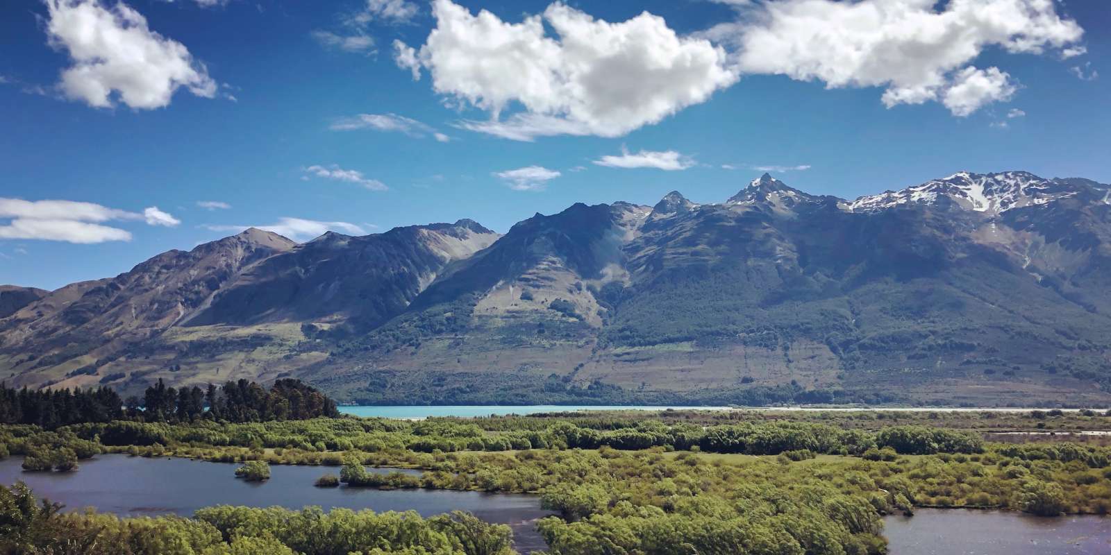 Take in the views in Glenorchy from your perch on an ebike views from ebiking in glenorchy near queenstown