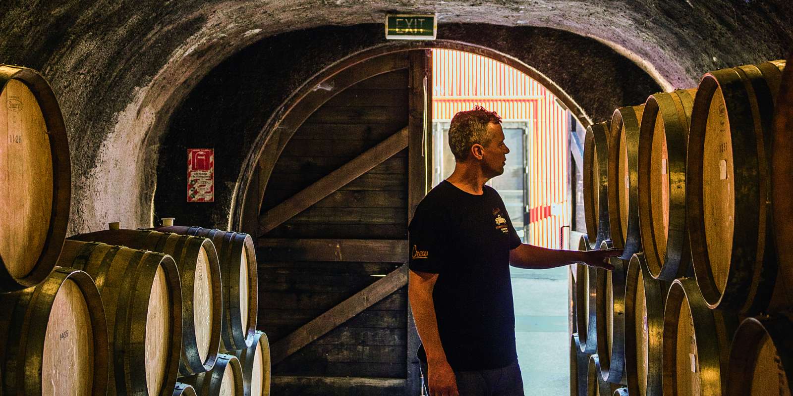 Christopher Keys - Autumn wine barrels Christopher Keys - Autumn wine barrels