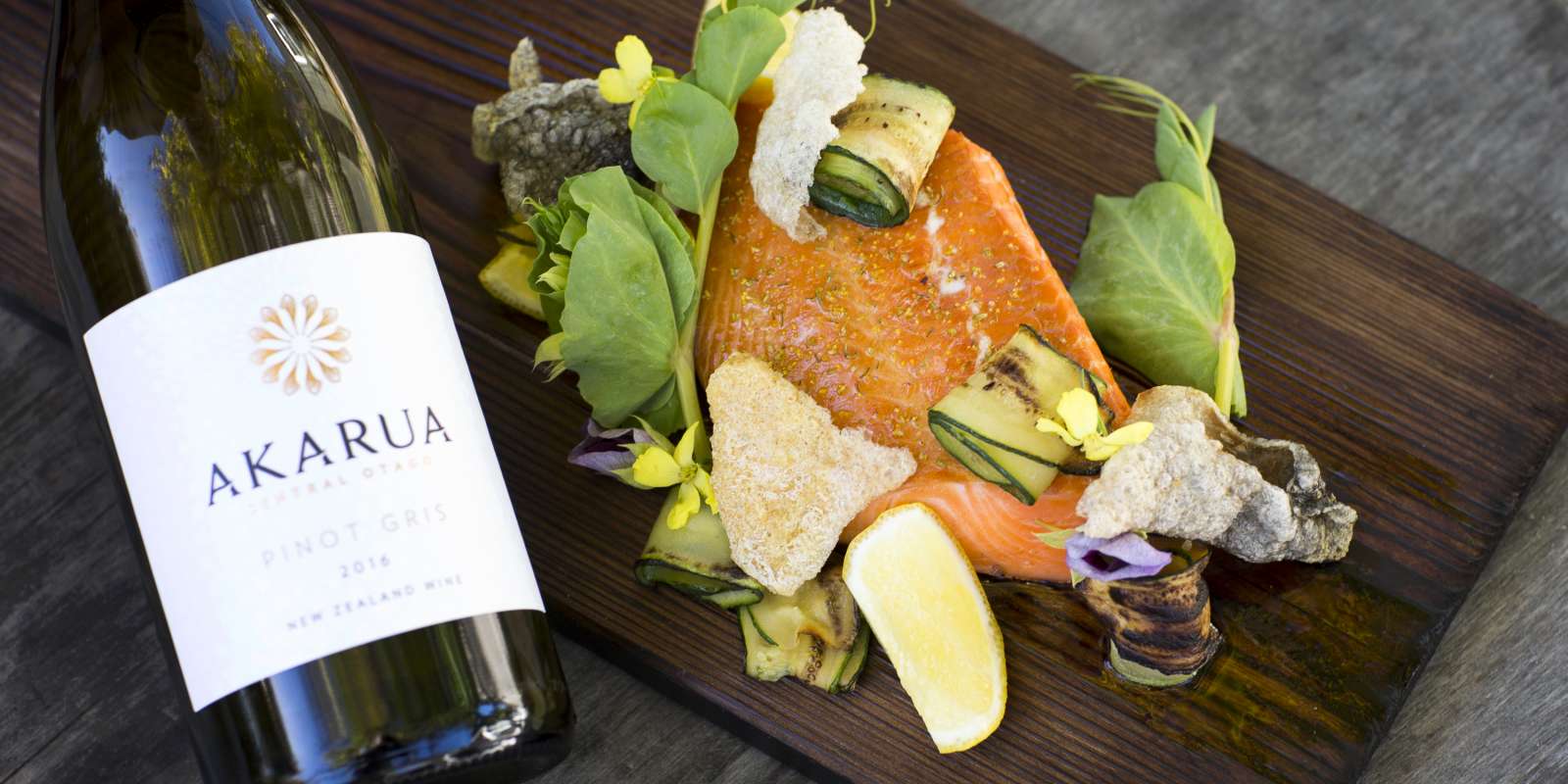 Autumn wine and food at Akarua Winery & Kitchen Autumn wine and food at Akarua Winery & Kitchen