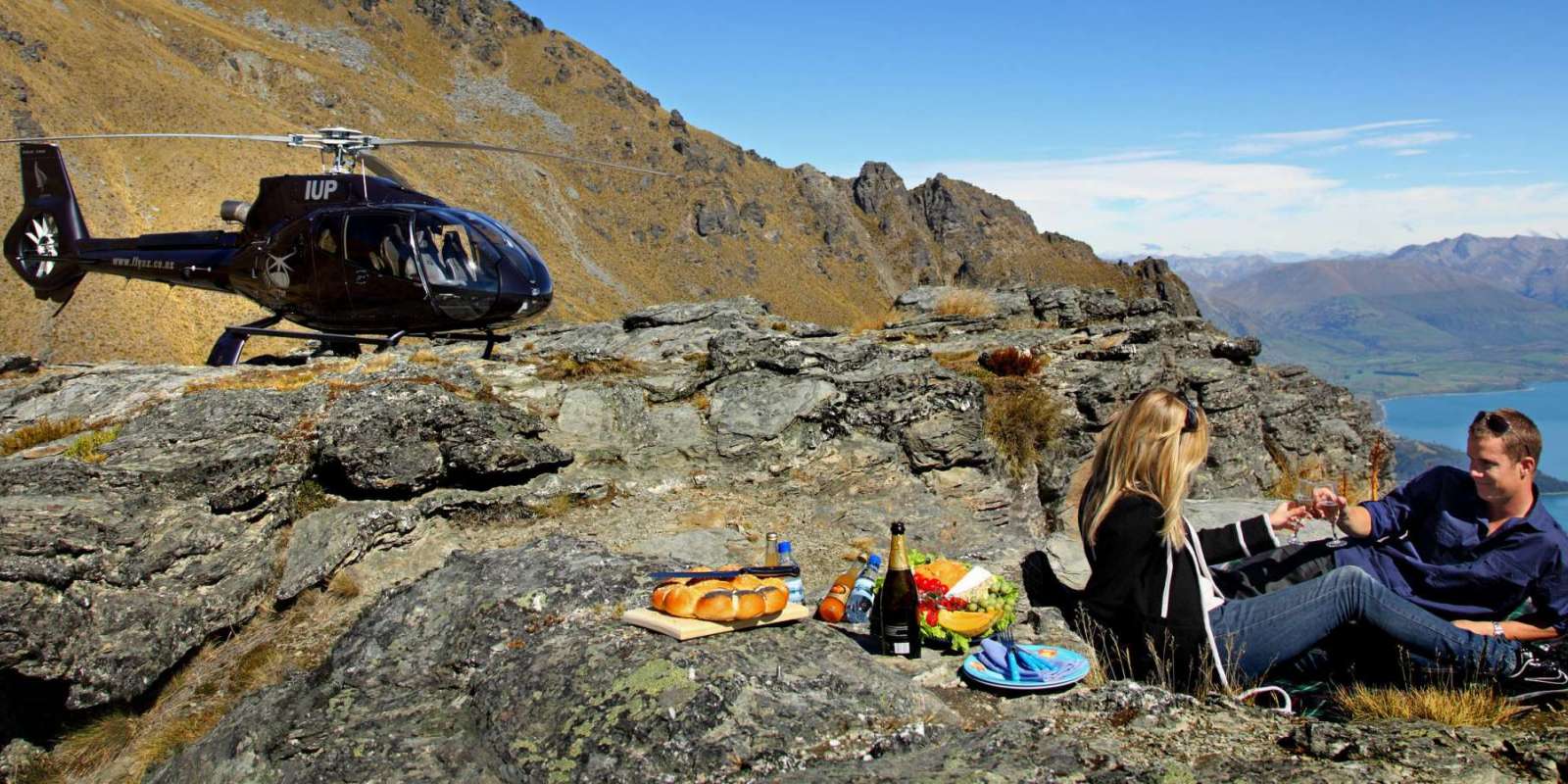 Picnic on a Peak with Over The Top Helicopters Picnic on a Peak with Over The Top Helicopters