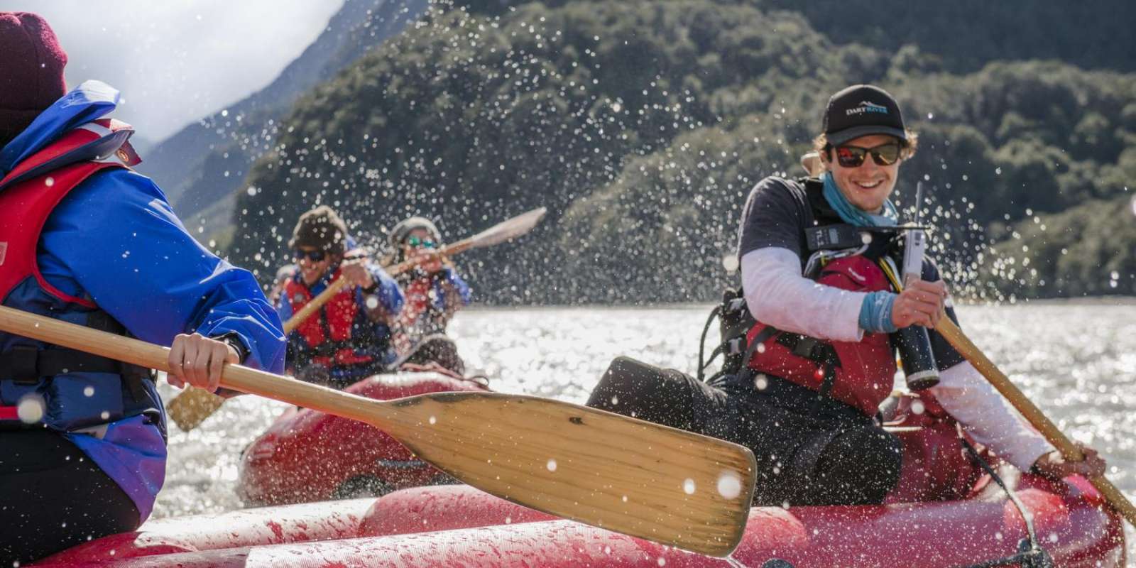 Funyaking on the Dart River Funyaking on the Dart River