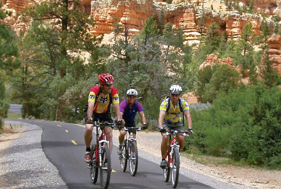 mountain biking in bryce canyon