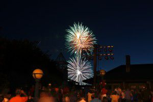 Fireworks and Crowd at Stars and Stripes by Stephen Goodwin