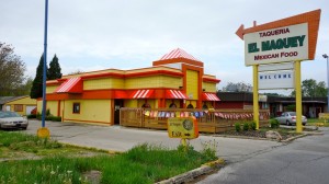 outside