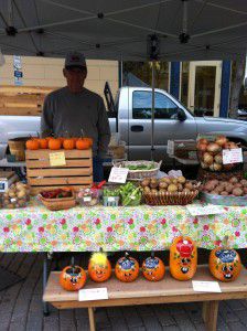 Farmers Market- Please note this photo was taken in October of 2012.