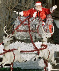 Santa at Christmas Parade