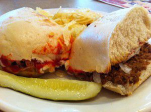 Stromboli! (And this only a 1/2 sandwich!)