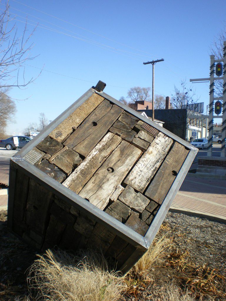 Lafayette “cRRossings” by local artist Scott Frankenberger