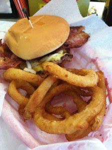 We love Triple XXX burgers and onion rings!