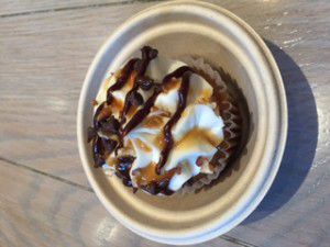 Kentucky bourbon cupcake