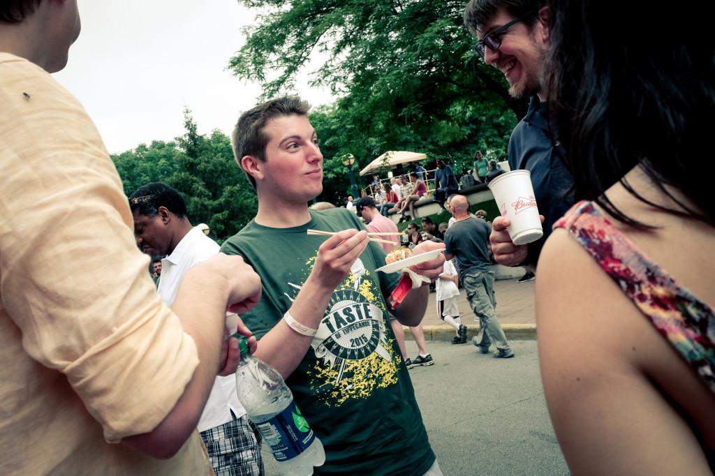 TASTE of Tippecanoe 2015 day crowd